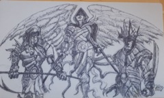 Shrine of the Forsaken Gods Playmat